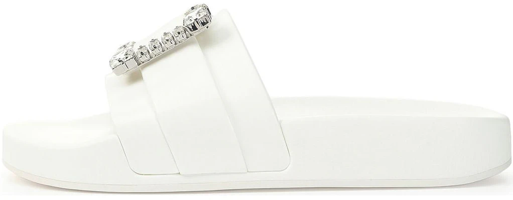 (Women) Sergio Rossi SR Jelly White Open-Toe Slide Sandals Women B01030MFL172400.9000 Buy (Women) Sergio Rossi SR Jelly White Open-Toe Slide Sandals Women B01030MFL172400.9000