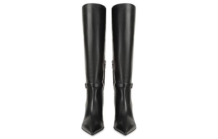 (W) SERGIO ROSSI SR Mini Prince 'Black Leather Pointed-Toe High Boots' 圖 3