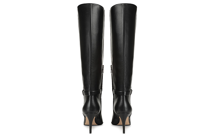 (W) SERGIO ROSSI SR Mini Prince 'Black Leather Pointed-Toe High Boots' 圖 4