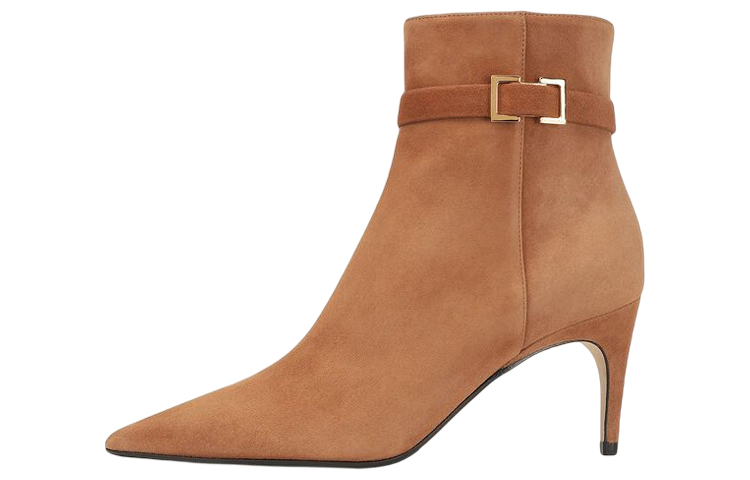 (W) SERGIO ROSSI SR Mini Prince 'Brown Suede Ankle Boot'