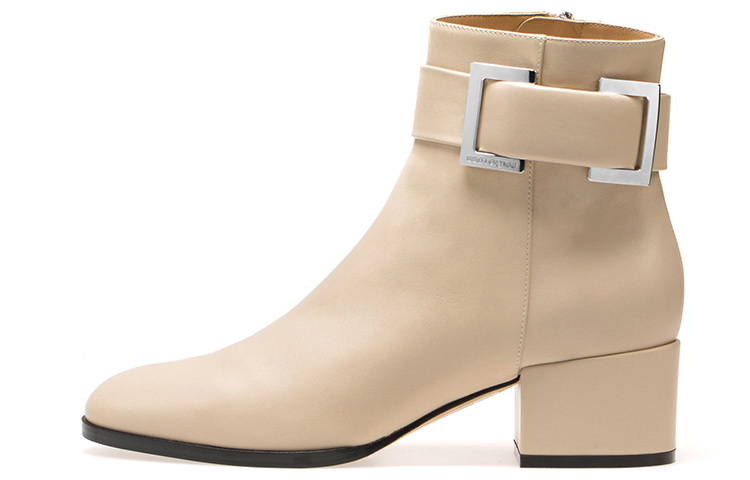 (Women) SERGIO ROSSI SR Prince 'Beige Leather Ankle' A88930MNAN073109180