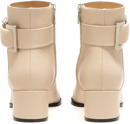 (W) SERGIO ROSSI SR Prince 'Botines de cuero beige' A88930MNAN073109180 Shop (W) SERGIO ROSSI SR Prince 'Botines de cuero beige' A88930MNAN073109180