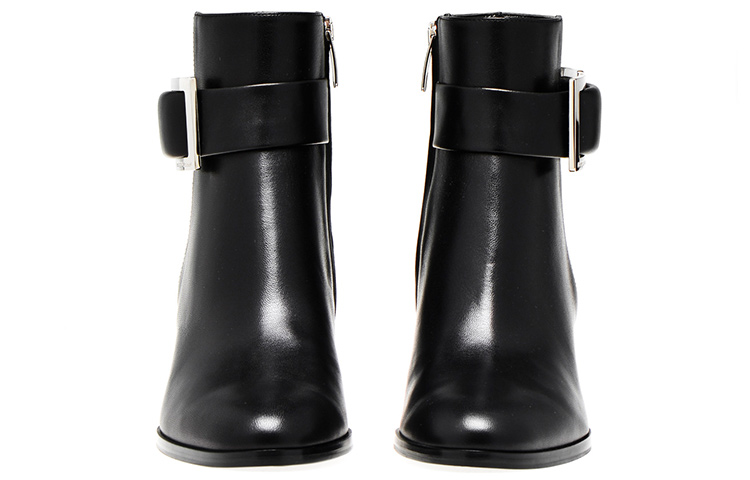(W) SERGIO ROSSI SR Prince 'Fashion Leather Ankle Boot Black' 圖 3