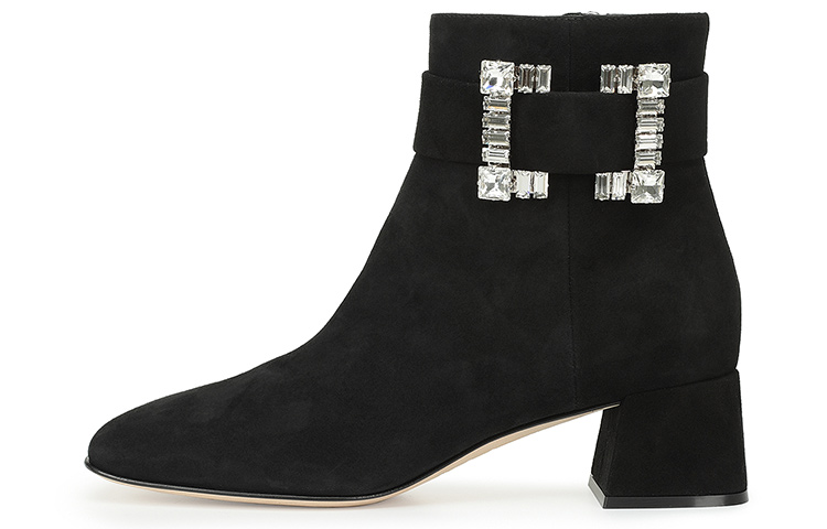 (Women) SERGIO ROSSI SR Prince 'Velvet Black' A92280MCAZ011101000