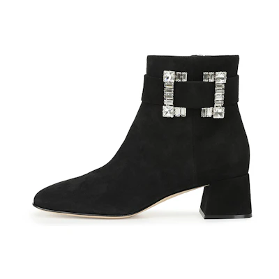 (W) SERGIO ROSSI SR Prince 'Velvet Black'