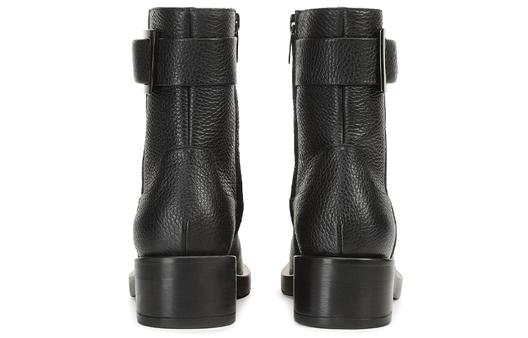 Shop SERGIO ROSSI SR Prince 皮革短靴 女款 黑色