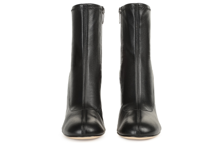 Lookbook SERGIO ROSSI SR Tara 彈力納帕皮革短靴 女款 黑色