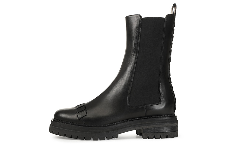 Buy (Women) SERGIO ROSSI SR Tiedup 'Black Leather' A98140MMV1204701000