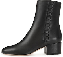 (Women) SERGIO ROSSI SR Tiedup 'Black Leather Ankle' A98120MNAN071101000 (Women) SERGIO ROSSI SR Tiedup 'Black Leather Ankle' A98120MNAN071101000