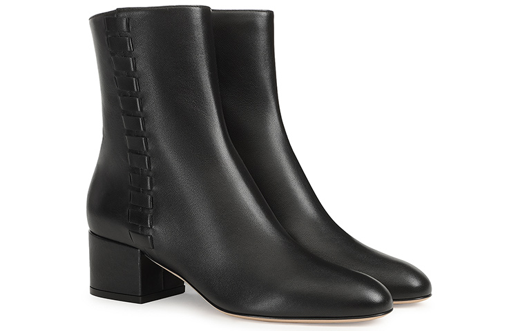 Order (Women) SERGIO ROSSI SR Tiedup 'Black Leather Ankle' A98120MNAN071101000
