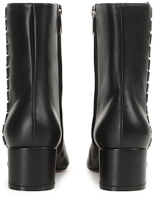 (Women) SERGIO ROSSI SR Tiedup 'Black Leather Ankle' A98120MNAN071101000 Shop (Women) SERGIO ROSSI SR Tiedup 'Black Leather Ankle' A98120MNAN071101000