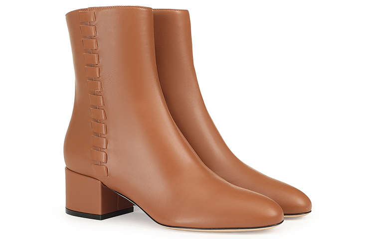 Order (W) SERGIO ROSSI SR Tiedup 'Sepatu Boot Kulit Coklat' A98120MNAN071102230