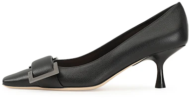 (Women) SERGIO ROSSI SR Twenty 'Black Leather High Heel' A90530MMVS681301000 (Women) SERGIO ROSSI SR Twenty 'Black Leather High Heel' A90530MMVS681301000