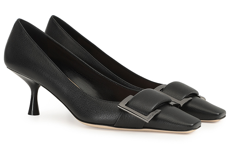 (W) SERGIO ROSSI SR Twenty 'Black Leather High Heel' 圖 2