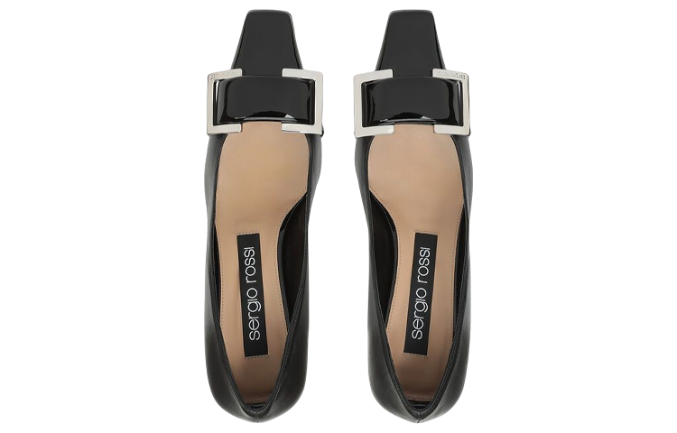 Lookbook (W) Sergio Rossi SR Twenty '黑色尖头高跟鞋' A90530MFN595120100