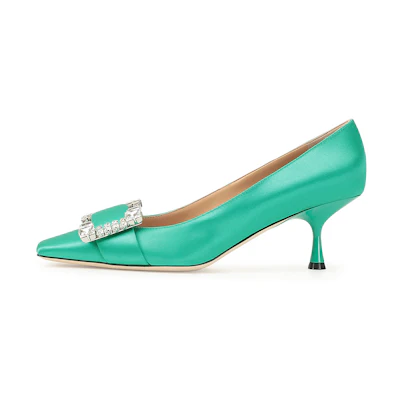 (W) SERGIO ROSSI SR Twenty 'Emerald Green'