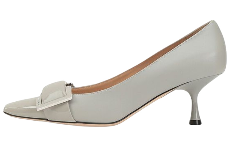 (Women) SERGIO ROSSI sr Twenty 'Grey Pointed High Heels' A90530MFN5951201541