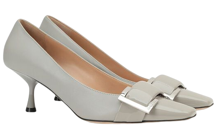 Order (W) SERGIO ROSSI SR Twenty 'Tumit Tinggi Kelabu Pointed' A90530MFN5951201541