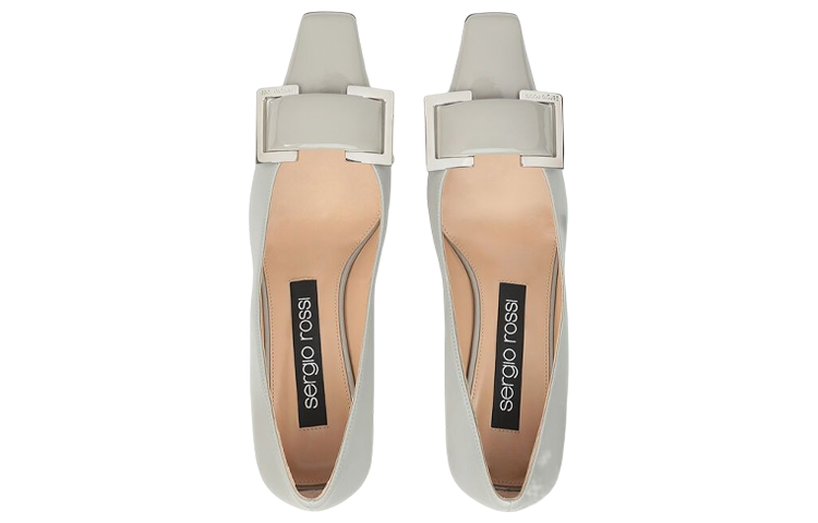 Lookbook (W) SERGIO ROSSI SR Twenty 'Tumit Tinggi Kelabu Pointed' A90530MFN5951201541