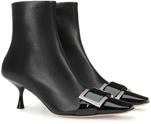 (W) 赛尔乔·罗西 SR 二十皮靴 '黑色皮革' A90900MFN5951201000 Order (W) 赛尔乔·罗西 SR 二十皮靴 '黑色皮革' A90900MFN5951201000