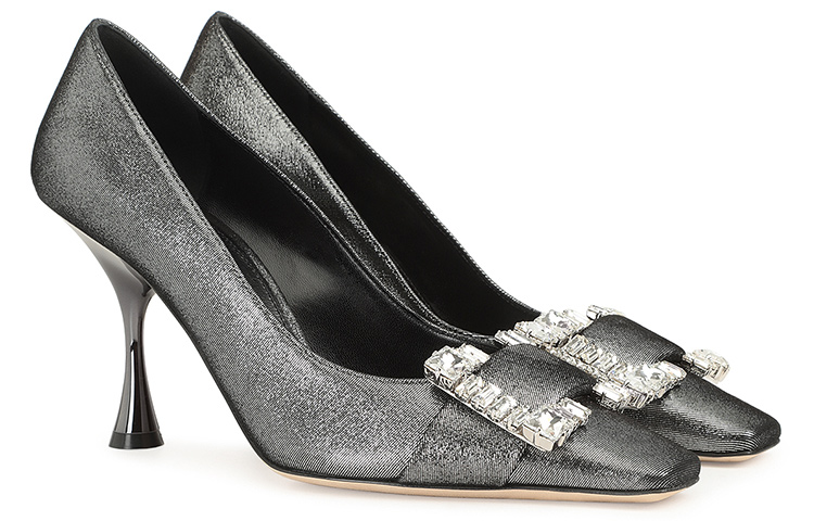(W) SERGIO ROSSI SR Twenty High Heels 'Black Grey' 圖 2