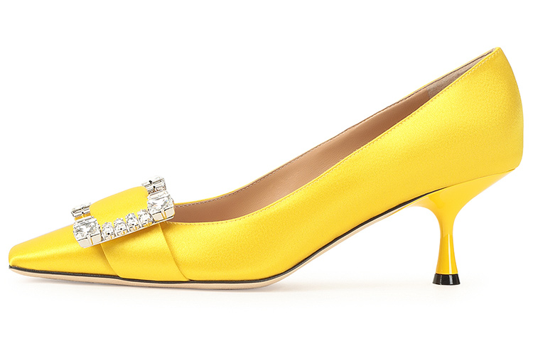 (Women) SERGIO ROSSI SR Twenty High Heels 'Yellow Leather' A92860MTEZ021207220