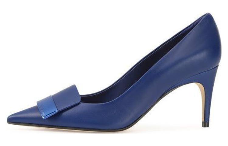 (Women) SERGIO ROSSI Stiletto 'Blue Pointed-Toe' A78950MFI566110