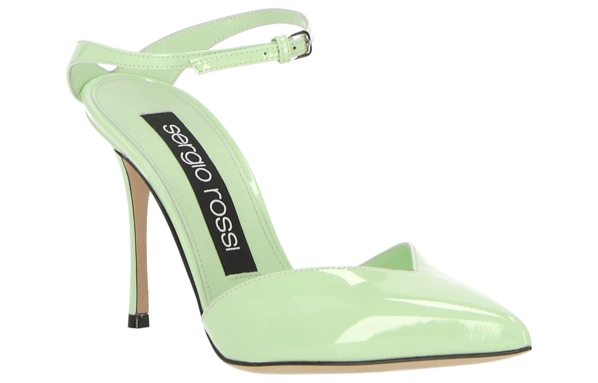 (W) SERGIO ROSSI Stiletto 'Green Buckle Point-Toe' 圖 2