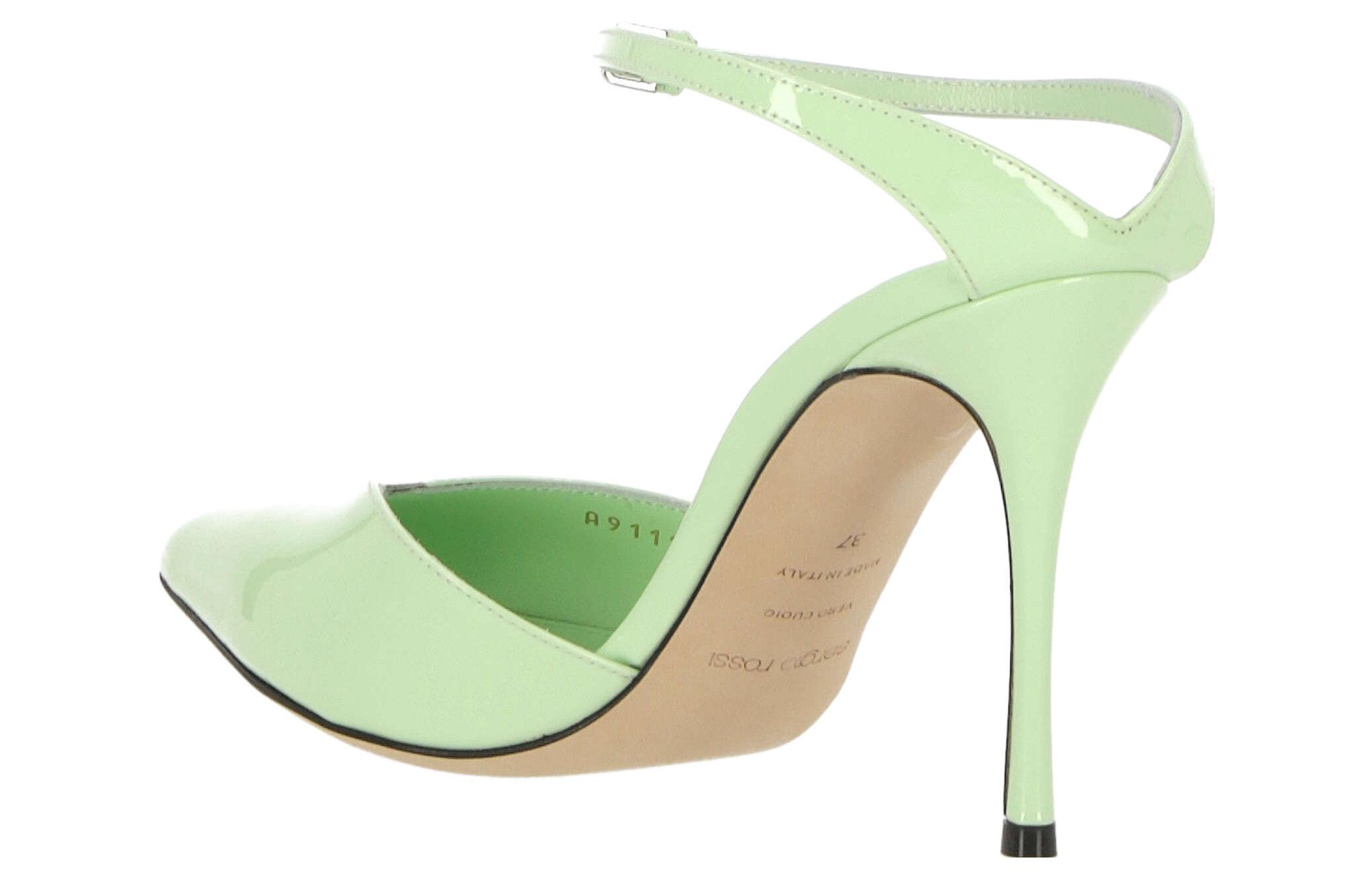 (W) SERGIO ROSSI Stiletto 'Green Buckle Point-Toe' 圖 4