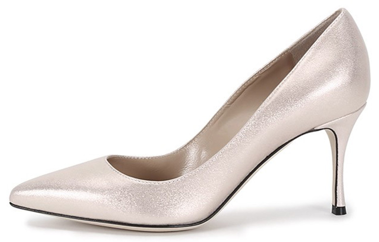 (Women) SERGIO ROSSI Stiletto 'Rose Gold Fashion Leather' A43841MNAL156823110