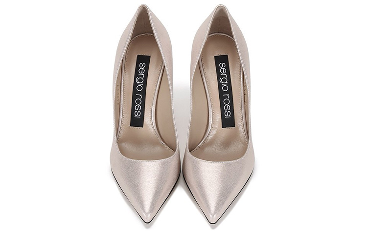 Lookbook (W) SERGIO ROSSI Stiletto 'Cuero Moda Oro Rosa' A43841MNAL156823110