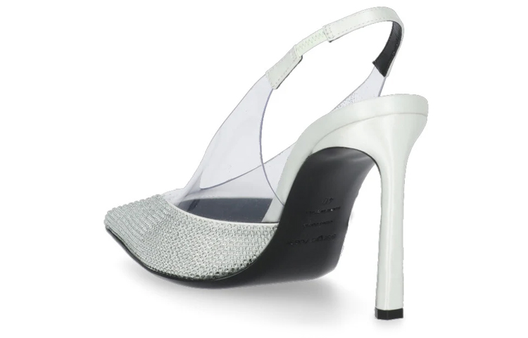 (W) SERGIO ROSSI Stiletto Heels 'Silver Embellished' 圖 3