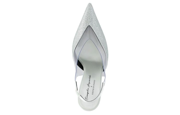 (W) SERGIO ROSSI Stiletto Heels 'Silver Embellished' 圖 4