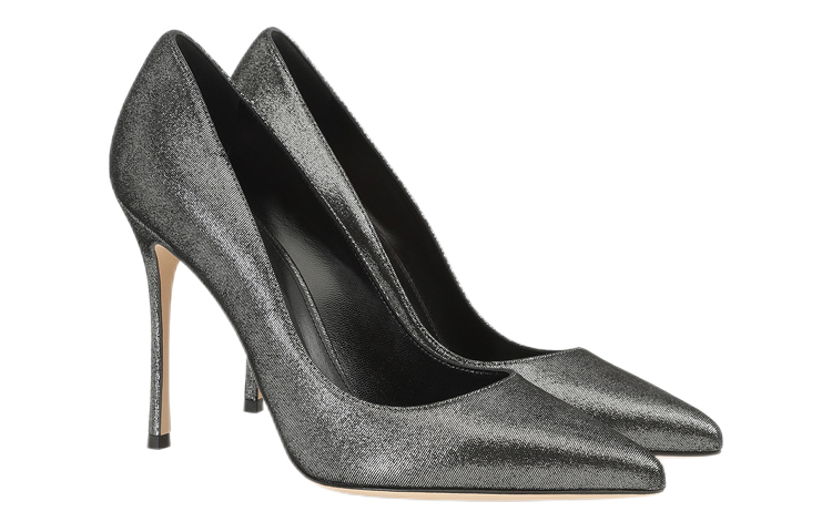 Order (W) SERGIO ROSSI Kasut Tumit Tinggi 'Smoke Grey' A43842MCA3011108090