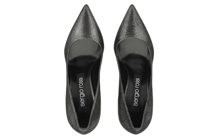 Lookbook (W) SERGIO ROSSI Kasut Tumit Tinggi 'Smoke Grey' A43842MCA3011108090