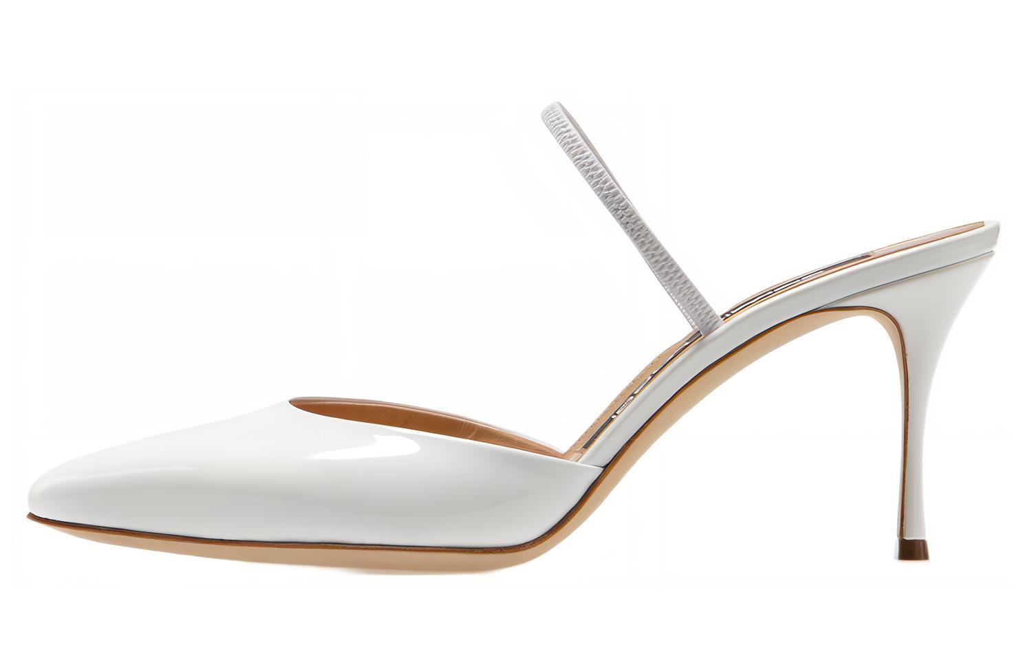 (Women) SERGIO ROSSI Stiletto Pumps 'White Patent' A73273MVIV011109000