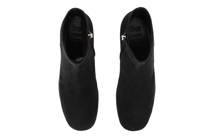 (W) SERGIO ROSSI Suede Ankle Boots 'Black' 圖 3