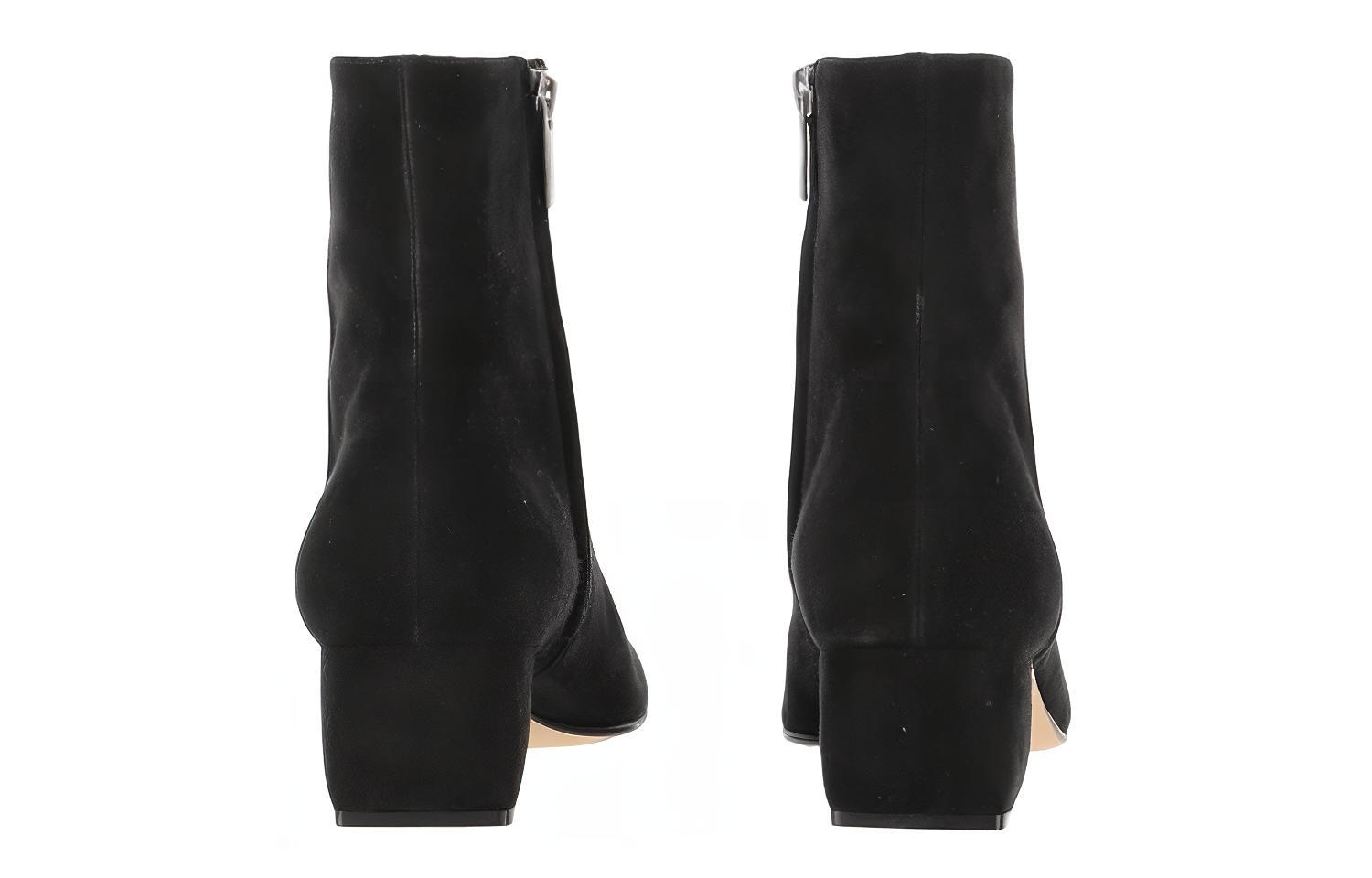 (W) SERGIO ROSSI Suede Ankle Boots 'Black' 圖 4