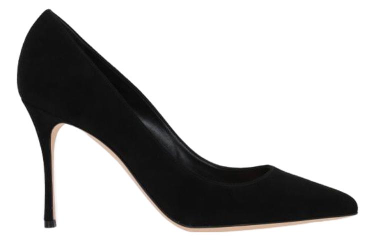 Order (W) SERGIO ROSSI High Heels Suede Hitam 'Fashion' A43843MCAZ011000