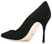 Shop (W) SERGIO ROSSI Kasut Tumit Tinggi Kulit Hitam 'Fesyen' A43843MCAZ011000
