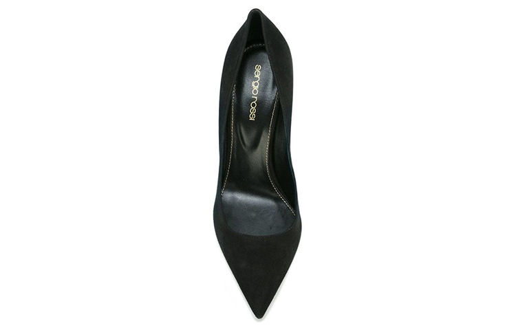Purchase (W) SERGIO ROSSI High Heels Suede Hitam 'Fashion' A43843MCAZ011000