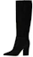 Buy (Women) SERGIO ROSSI Suede Pointed-Toe Tall Boots 'Black' A85412MCAZ013101000