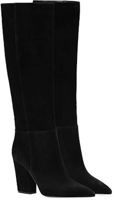 (Women) SERGIO ROSSI Suede Pointed-Toe Tall Boots 'Black' A85412MCAZ013101000 Order (Women) SERGIO ROSSI Suede Pointed-Toe Tall Boots 'Black' A85412MCAZ013101000