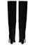Shop (Women) SERGIO ROSSI Suede Pointed-Toe Tall Boots 'Black' A85412MCAZ013101000