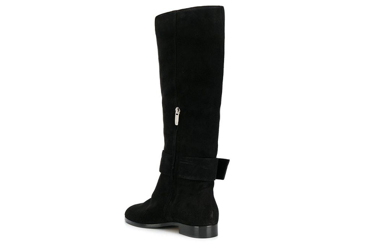 (W) SERGIO ROSSI Suede Tall Boots 'Black' 圖 3