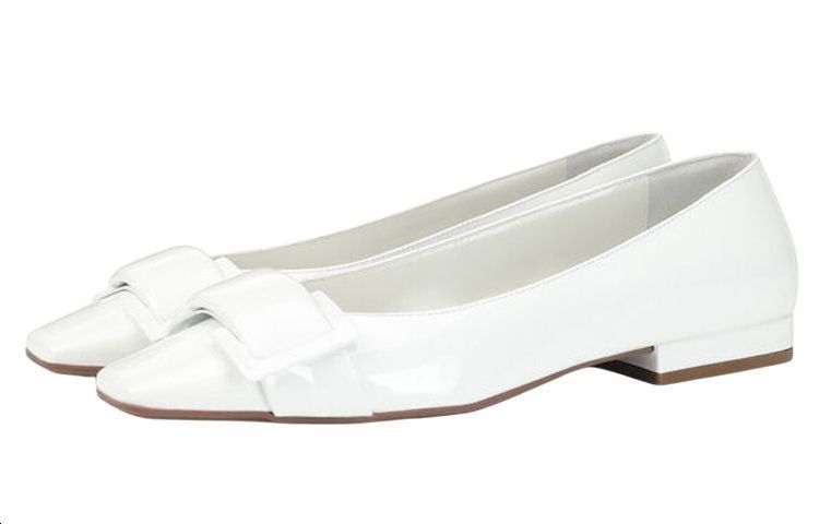 (W) SERGIO ROSSI Twenty Ballet Flat 'White' 圖 4