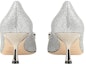 Shop (W) SERGIO ROSSI Twenty Kasut Tumit Tinggi 'Buckle Kristal Perak' A92861MTE1018102154