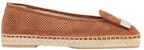 (W) SERGIO ROSSI Kasut Espadrille Baldu 'Coklat' A94490MFI4714102230