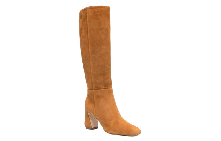 (W) SERGIO ROSSI Velvet High Boots 'Brown Suede' 圖 2