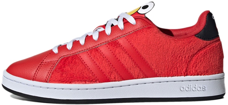 women-sesame-street-x-adidas-neo-unisex-grand-court-low-top-sneakers-red-black-gx-3695